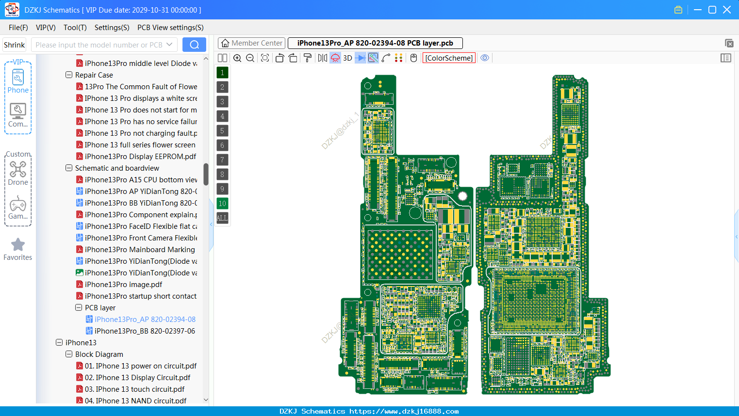 IPhone13Pro_AP 820-02394-08 PCB Layer